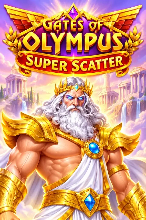 Gates of Olympus Super Scatter illustrated game cover